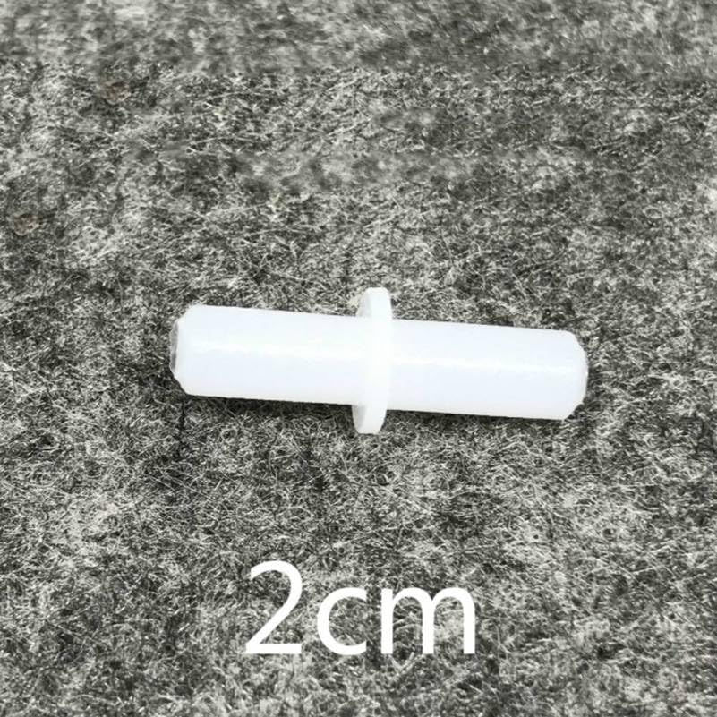 Kisangel 10Pcs Straight Air Connector Hose for Aquarium Air Pump Tubing Fish Tank Accessories Inline Oxygen Tubing Connectors